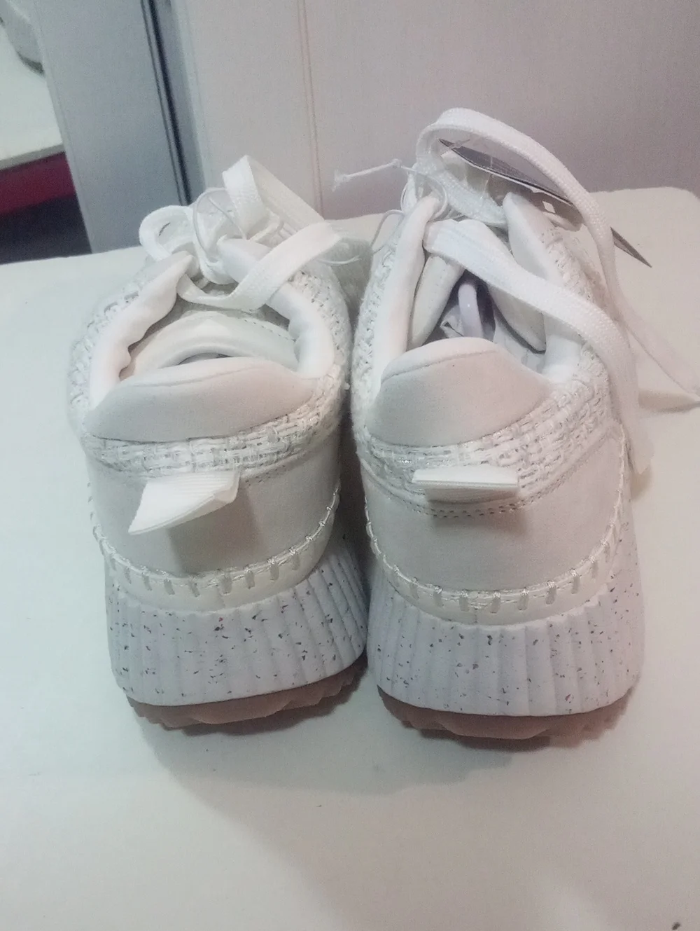 Universal Thread Persephone Lace Up Knit Sneakers 8 NWT $42 Platform